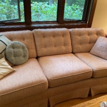 Pinkish sofa. Great condition
