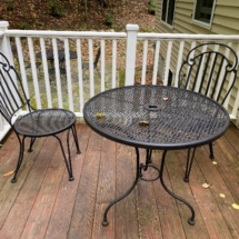 Bistro patio table