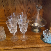 Waterford glasses - Lizmore pattern