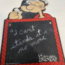 Vintage Popeye chalkboard