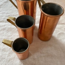 Vintage Revere Ware copper measuring set