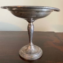 Weighted Sterling candy dish