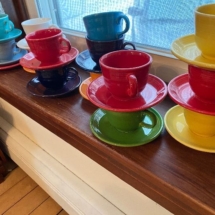 New Fiesta coffee cup and saucers