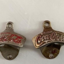 Vintage Coca Cola bottle openers Star X