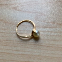 14kt pearl ring