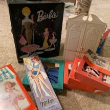 Excellent condition vintage Barbie dolls and clothes