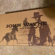 John Wayne cast iron pan