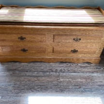 Chest lined with cedar