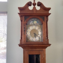 Vintage grandfather clock
