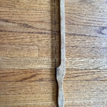 Antique wood bow saw bread knife
