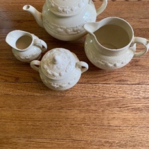 4 pc Titian Ware tea set