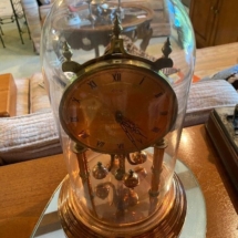 Vintage Kundo copper plated clock