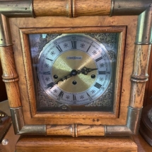 Faux bamboo Howard Miller mantle clock