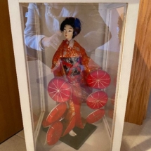 Japanese Hat Dance Geisha Doll
