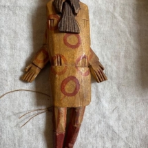 Antique folk art dancing doll - Canada