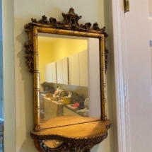 Small ornate mirror