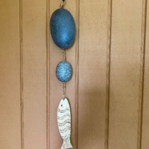 Hand crafted stone wall hanging