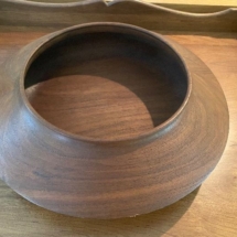 Vintage walnut bowl