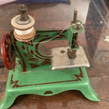 Early Child hand crank toy sewing machine- circa 1920’s-30’s
