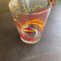 Pair of Illinois Central hi ball glasses