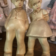 German chalk ware figurines