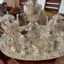 Mexican sterling tea set