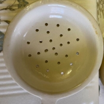 Vintage ceramic strainer