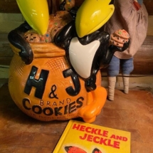 Rare Heckle and Jeckle cookie jar