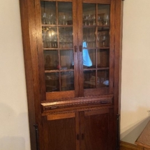 Beautiful antique cherry corner cabinet