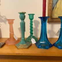 Nice collection of beautiful vintage candle holders