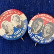 Lots of political buttons 