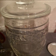 Antique Planters glass jar