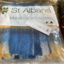 St. Albany’s Mohair blanket - vintage, new in bag