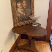 Cool old clover leaf table