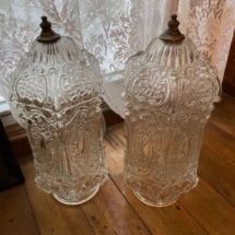 Antique glass lanterns