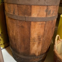 Antique wooden barrel - small