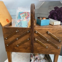 Mint condition Norway sewing cabinet