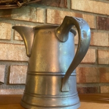 Antique pewter pitcher