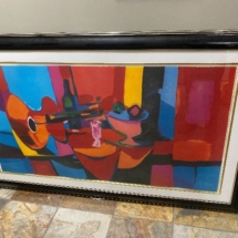 Original color lithograph by Marcel Mouly 198/300