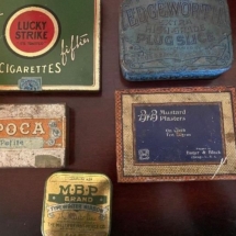 Antique tins