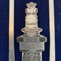 Vintage Champion spark plug money clip