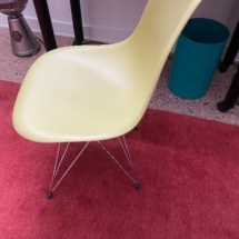 Yellow Eames chair