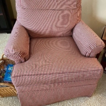 Pair of Ethan Allen chairs and one ottoman