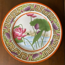 Wedgewood plate - hand painted - 1879