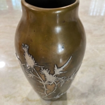 Antique Heinz sterling on bronze vase