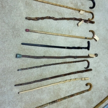 Assorted antique walking canes