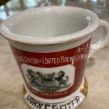 RARE _International Union of the United Brewery Workmen mug. Germany