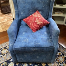 Pair of matching upholstered chairs