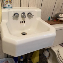 Vintage porcelain sink