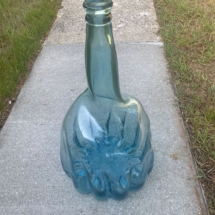 Super neat vintage glass bottle
